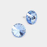 15mm Genuine Crystal Stud Earrings