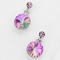 Genuine Crystal Drop Earrings