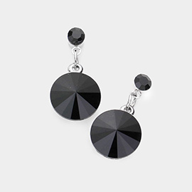 Genuine Crystal Drop Earrings