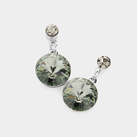 Genuine Crystal Drop Earrings