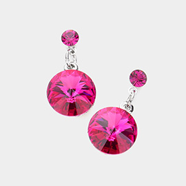 Genuine Crystal Drop Earrings