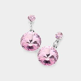 Genuine Crystal Drop Earrings