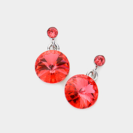 Genuine Crystal Drop Earrings