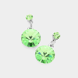 Genuine Crystal Drop Earrings