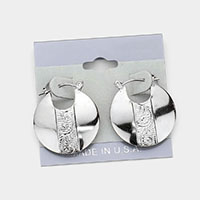 Metal Pin Catch Earrings