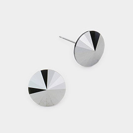 10mm Round Crystal Stud Earrings