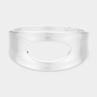 Hinged Metal Bangle Bracelet