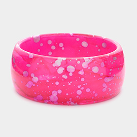 Splash Print Bangle Bracelet