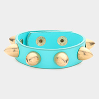 Studded Leather Band Bracelet