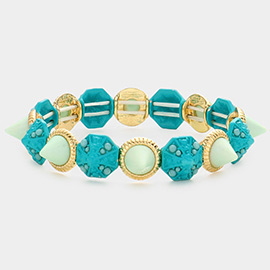 Spike Cone Stretch Bracelet