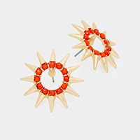 Spike stud earrings