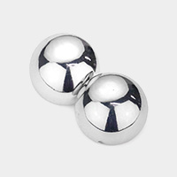 Metal Dome Stud Earrings