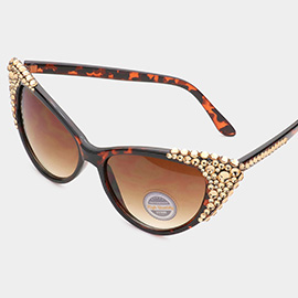 Bubbly Leopard Cat Eye UV Sunglasses