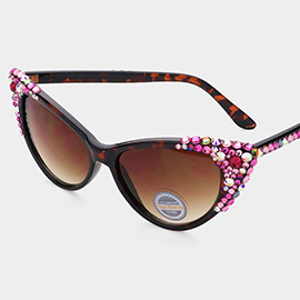 Bubbly Leopard Cat Eye UV Sunglasses