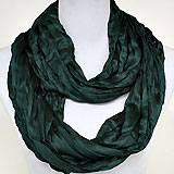 Crinkled Viscose Infinity Spring Scarf