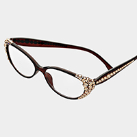 Side Crystal Reading Glasses