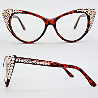 Bubbly Cat Eye UV Protection Optical Glasses