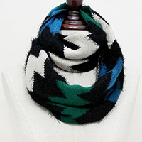 Chevron Acrylic Infinity Scarf