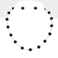 Pearl Station Necklace