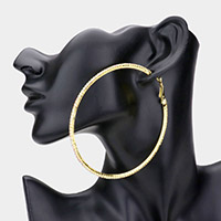 Rhinestone Hoop Earrings