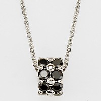 Crystal Ring Pendant Necklace