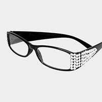 Crystal embellished reading glasses