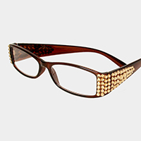 Crystal embellished reading glasses