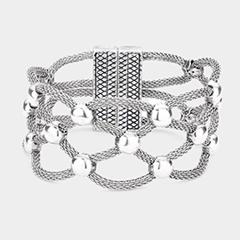 Lattice Metal Mesh Bracelet