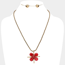 Flower Pendant Necklace