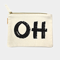 Oh _Cotton Canvas Eco Pouch Bag