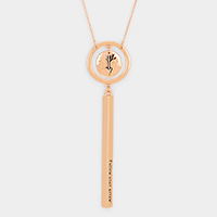 Follow your arrow _ Patterned Arrow Necklace