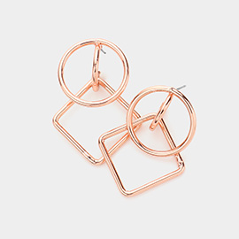 Geometric Metal Earrings