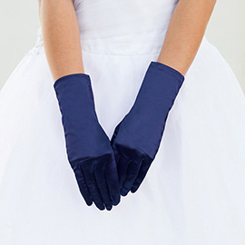 Dressy Satin Wedding Gloves