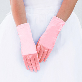 Dressy Satin Wedding Gloves