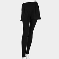 Short Layered Ankle Heavy Leggings