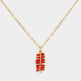 Firecracker Pendant Necklace