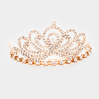 Mini Rhinestone Pave Princess Tiara