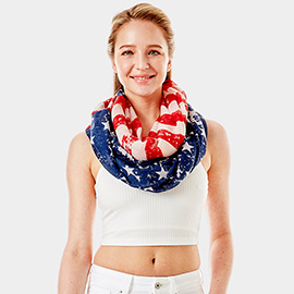 American Flag Infinity Scarf