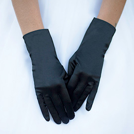 Dressy Satin Wedding Gloves