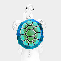 Enamel Metal Turtle Stretch Ring