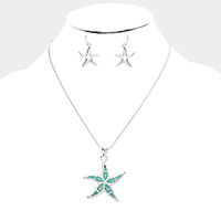 Sea World Starfish Pendant Necklace