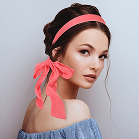 Solid Ponytail Headband