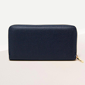 Solid Color Long Wallet