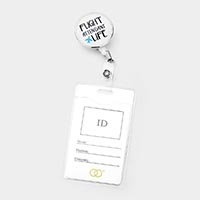 'Flight Attendant Life' Retractable ID Holder