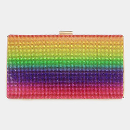 Bling Rectangle Evening Clutch / Crossbody Bag