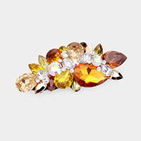 Glass Crystal Vine Barrette