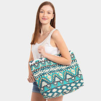 Aztec Pattern Tote Bag
