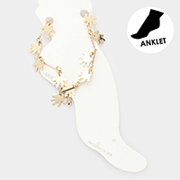 Hand Dangle Metal Link Anklet