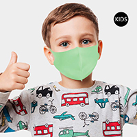 Solid Reusable Kids Fashion Mask