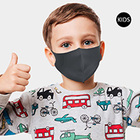 Solid Reusable Kids Fashion Mask